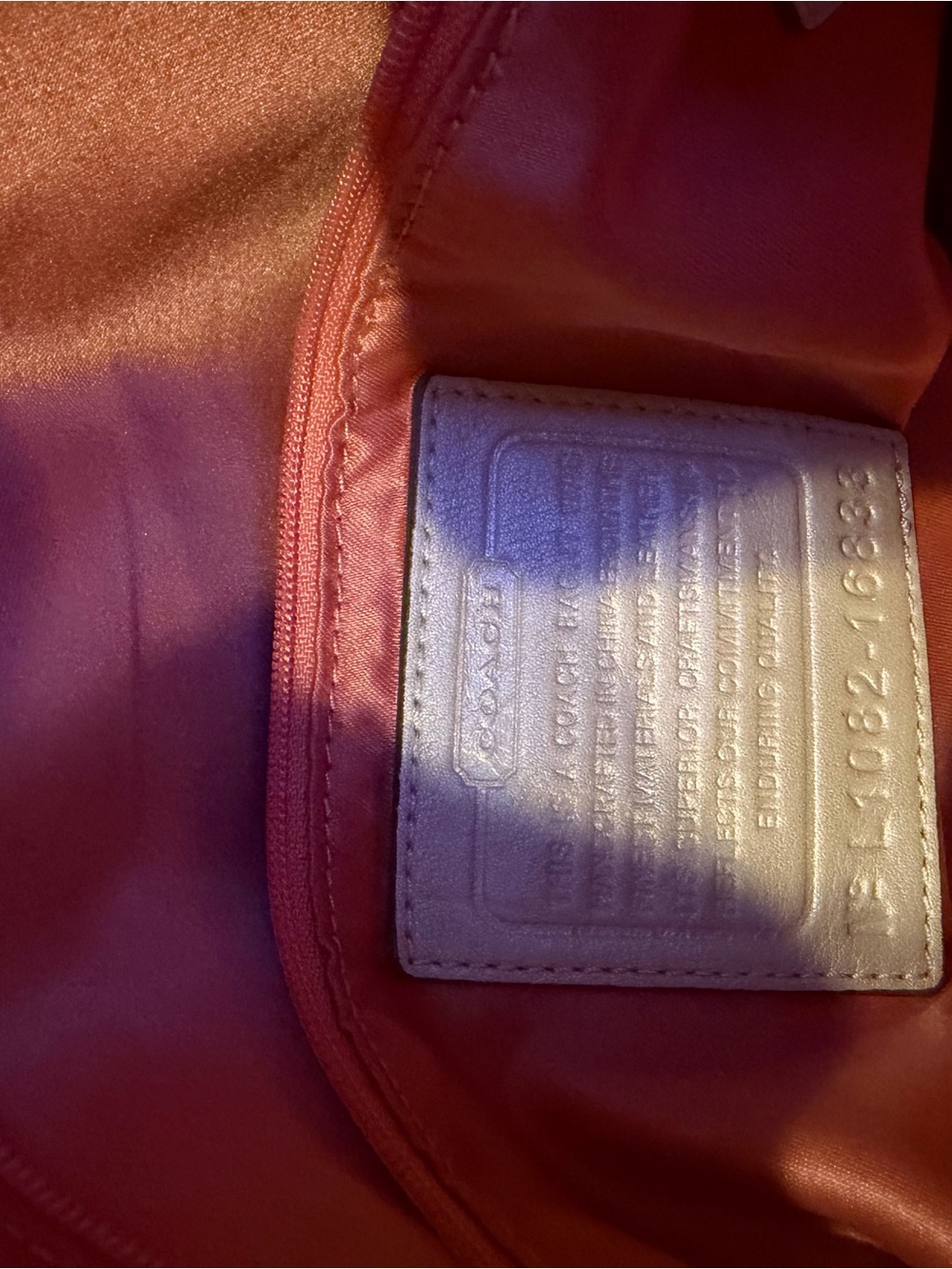 Coach White Python Embossed Kristin Tote - Picture 4 of 7